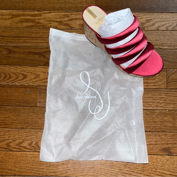 Sam Edelman Ultra Fuchsia Yuki Platform Wedge Sandals Women’s Size 7 - Picture 9 of 12